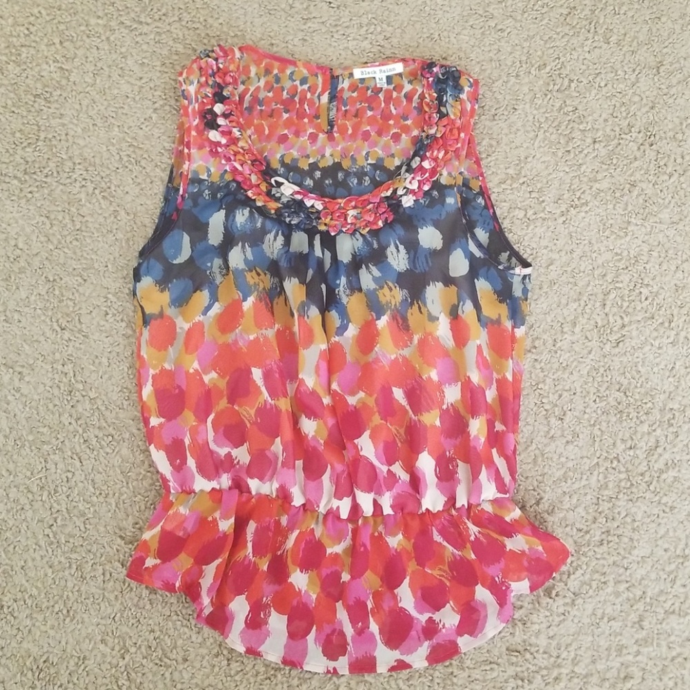 Boutique sleeveless blouse